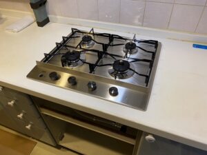 神奈川のキッチン取付け隊　グリルなしガスコンロの工事　施工後